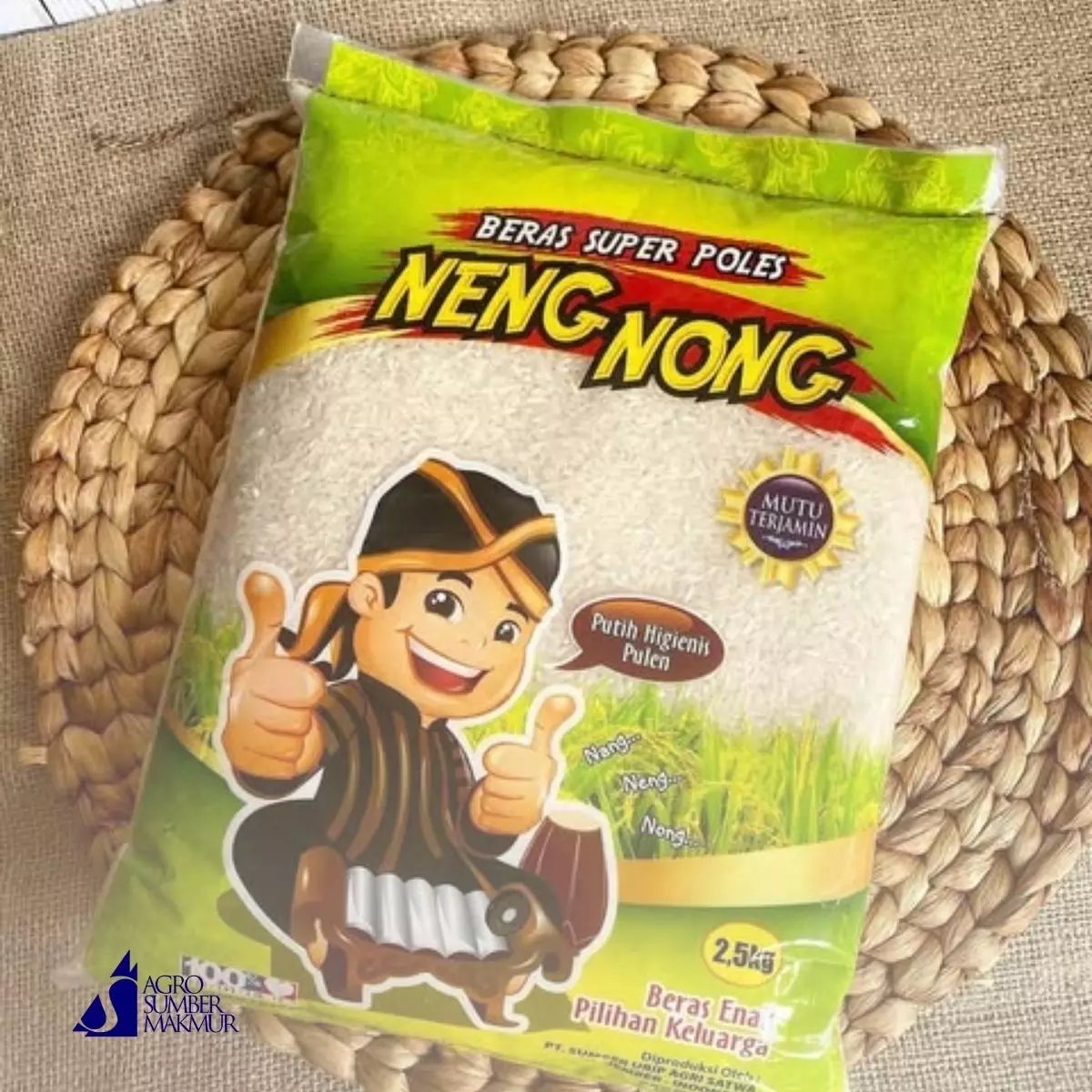 1. Beras Nengnong (5kg, 10kg, 25kg)